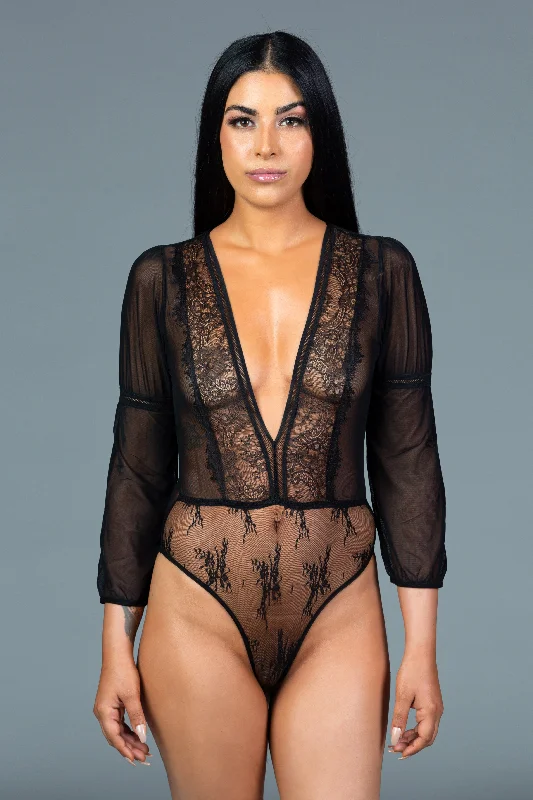 Metallic Bodysuits for a Glitzy and Glamorous Night OutIllusion of Innocence Teddy & Bodysuit