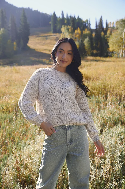 Striped Women Sweater with a Timeless PatternBailey Cable Knit Sweater