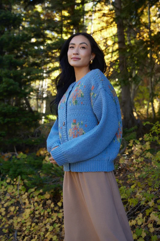 Plus - Size Women Sweater with a Flattering FitBrianna Dusty Blue Sweater