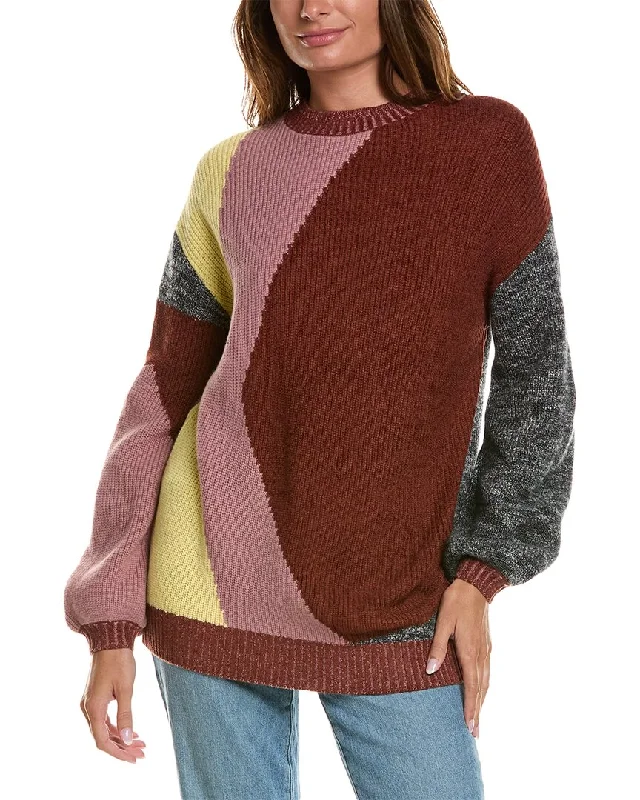 Lightweight Women Sweater for Spring and FallDiane von Furstenberg Marc Wool-Blend Sweater