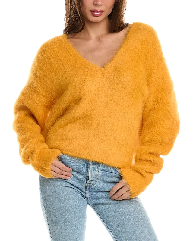 Color - Blocked Women Sweater for a Bold Fashion StatementEquipment Celonnette Alpaca-Blend Sweater