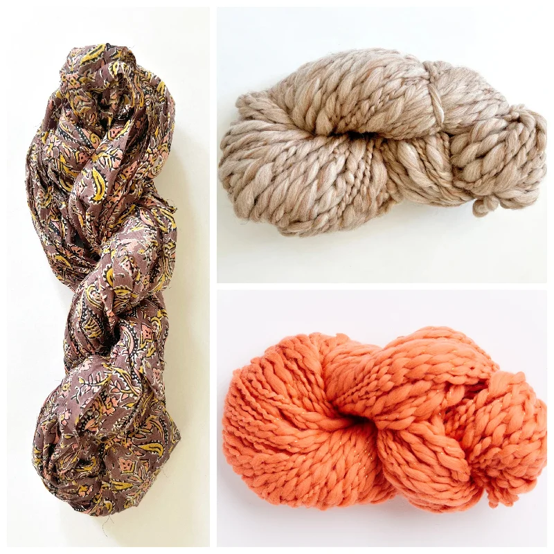 Mocha Paisley/Cafe au Lait/Orange Sherbet