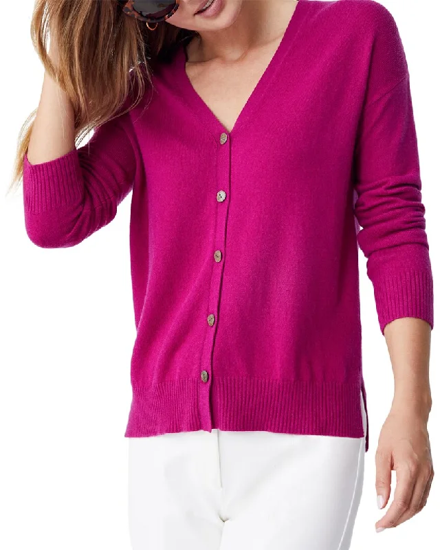 V - Neck Women Sweater to Elongate the NecklineJ.McLaughlin Annalyse Cashmere Sweater