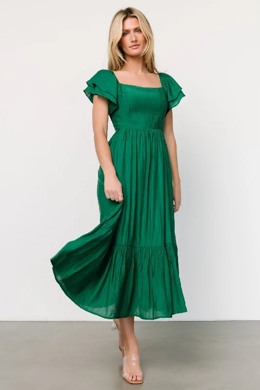 Sheath Women Dress with a Tailored Fit for a Professional LookButtercup Midi Dress | Evergreen