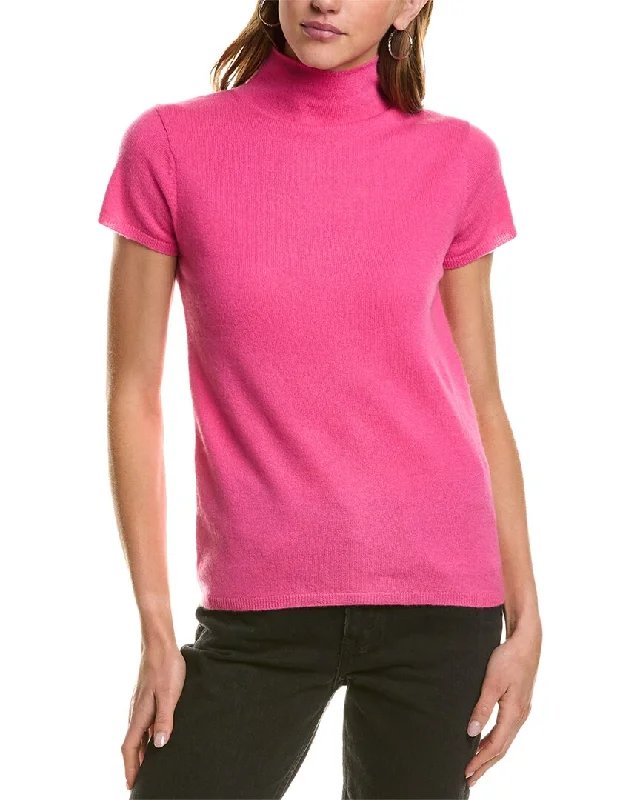 Button - Down Women Sweater for a Versatile LookInCashmere Turtleneck Cashmere T-Shirt