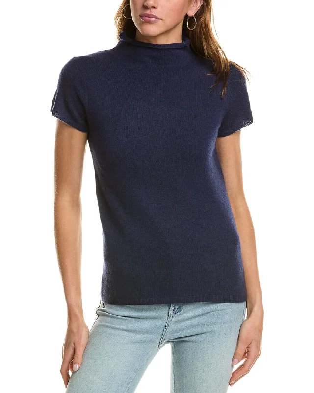 Turtleneck Women Sweater for a Classic and Elegant StyleInCashmere Turtleneck Cashmere T-Shirt