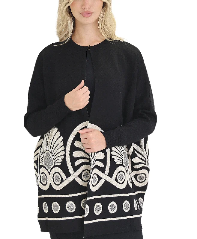 Turtleneck Women Sweater for a Classic and Elegant StylePrinted Cardigan