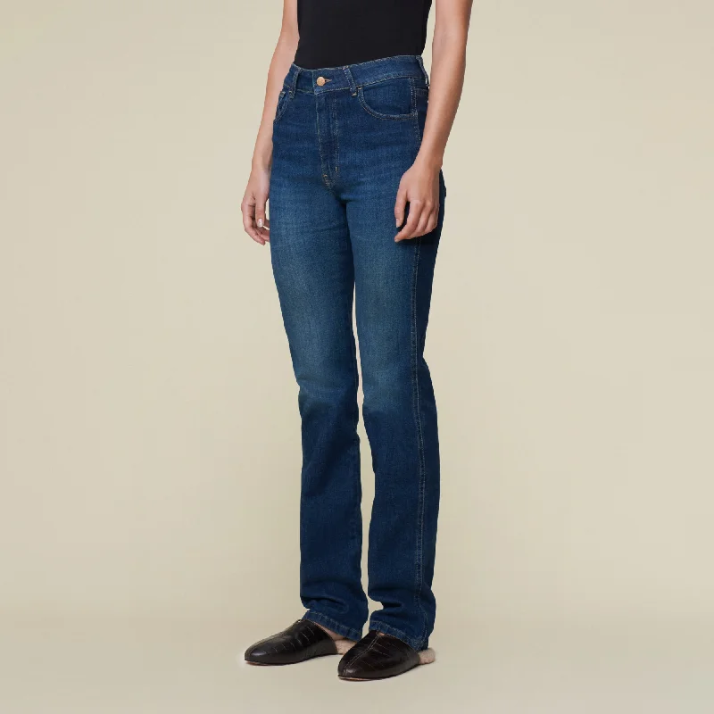 Wide - leg women jeans for a modern and relaxed vibeMalena L Marco Dusk - High Rise Straight