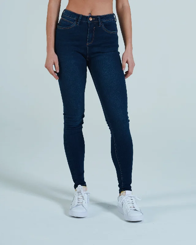 Cargo women jeans with multiple pockets for added functionalityFreya High Waist Skinny