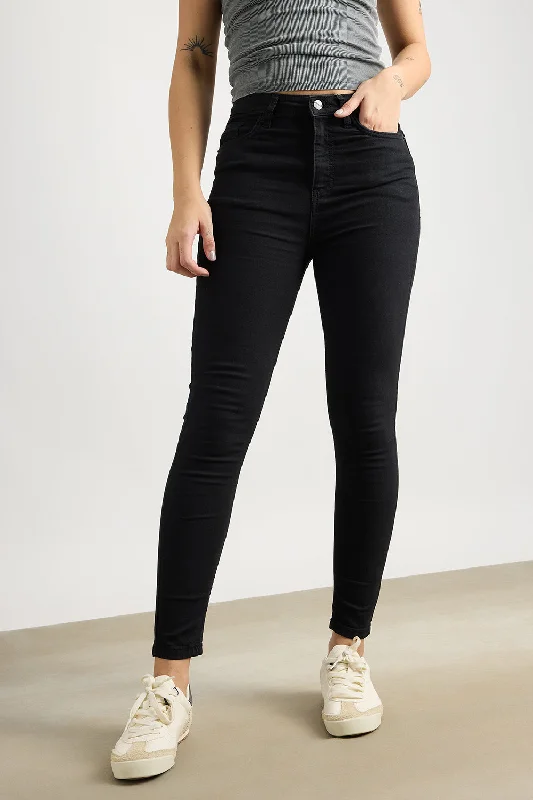 Dark - wash women jeans for a sophisticated and slimming effectCarbon Skinny Fit Jeans