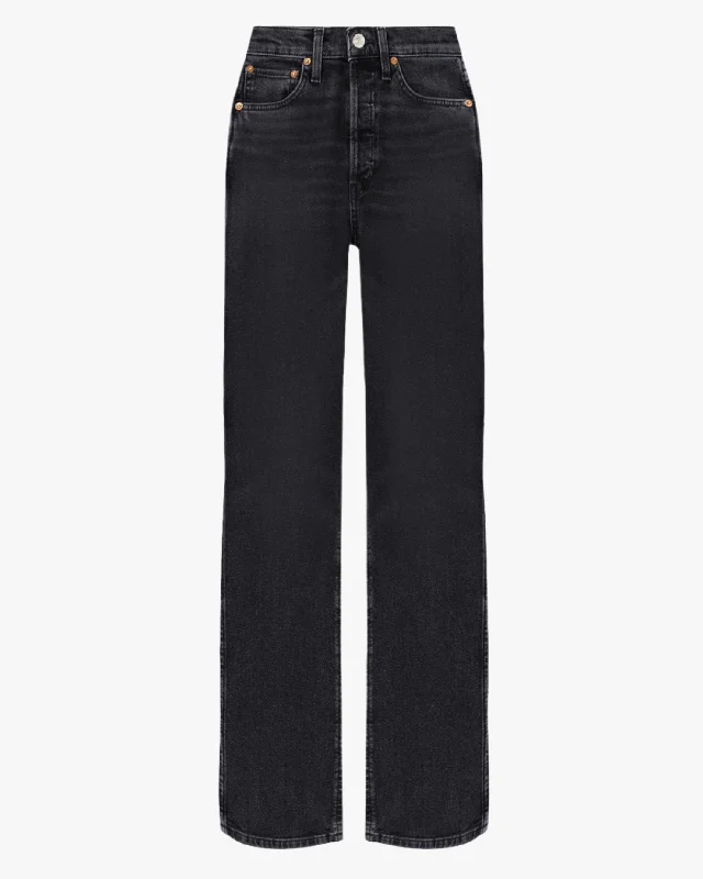 Dark - wash women jeans for a sophisticated and slimming effect90's High Rise Loose - Stretch