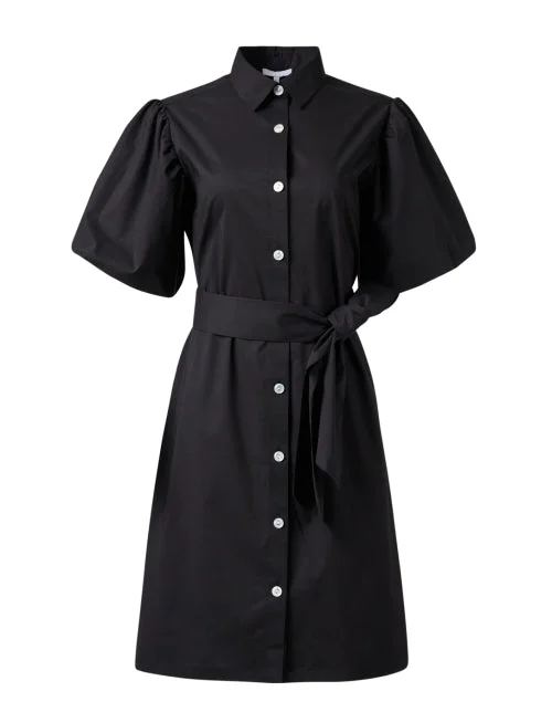 Lace - Embellished Women Dress for an Elegant and Sophisticated AppearanceAngelina Black Shirt Dress