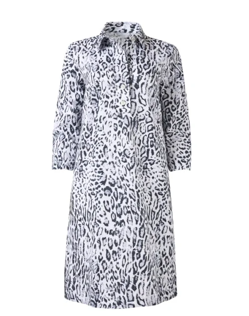 Lace - Embellished Women Dress for an Elegant and Sophisticated AppearanceCharlotte Leopard Print Sateen Dress