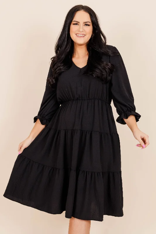 Halter Neck Women Dress to Show Off the Shoulders and NecklineComing To My Senses Dress, Black