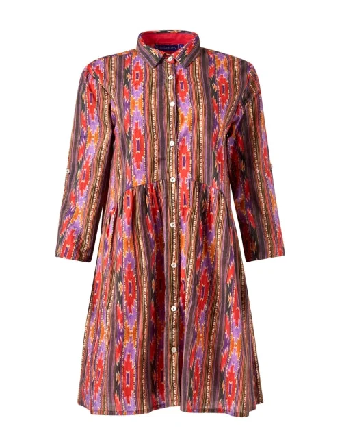 Lace - Embellished Women Dress for an Elegant and Sophisticated AppearanceDeauville Multi Print Shirt Dress