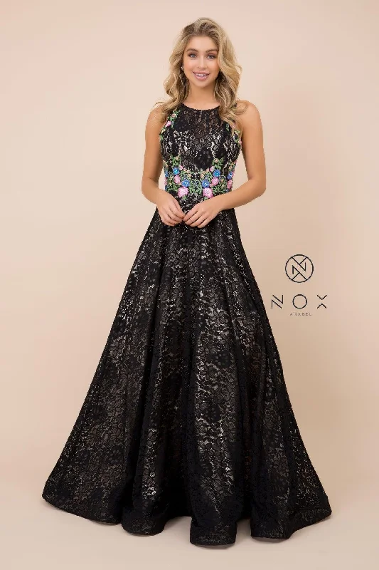 Ruffled Women Dress with Multiple Layers for a Playful and Girly StyleLong Lace Prom Dress Evening Gown