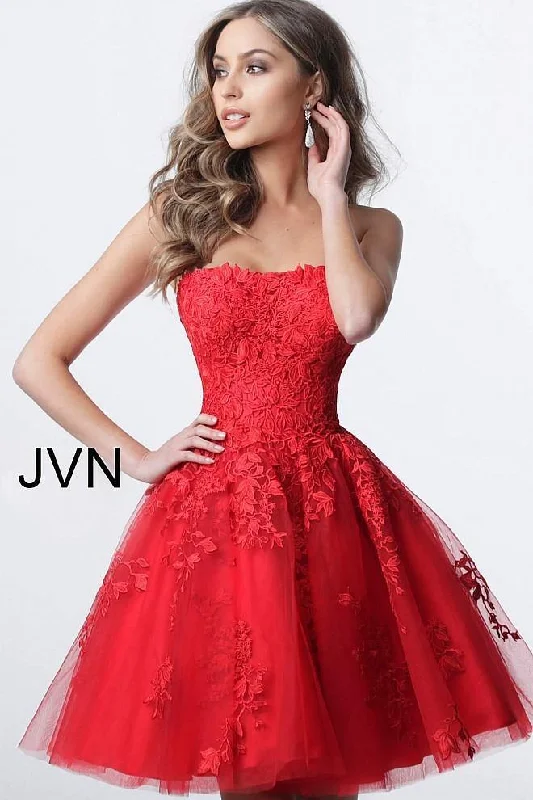 Ruffled Women Dress with Multiple Layers for a Playful and Girly StyleJovani 1830 Long Formal Dress