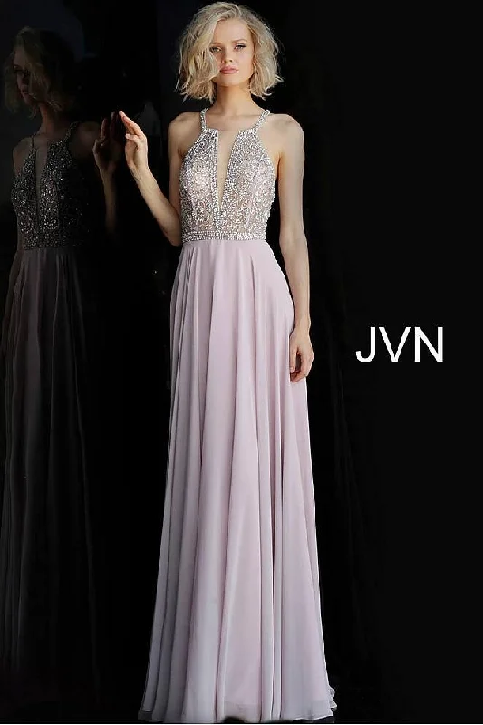 Ball Gown Women Dress with a Full Skirt for a Princess - like LookJovani 66050 Prom Long Dress