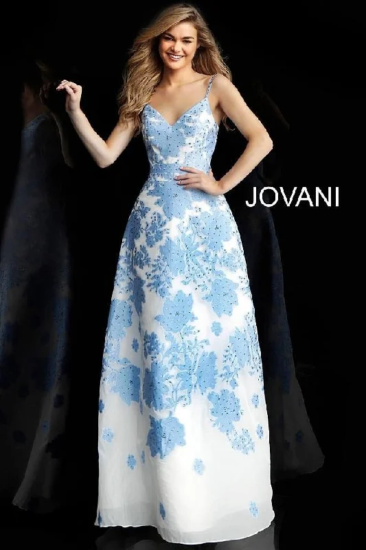 Ball Gown Women Dress with a Full Skirt for a Princess - like LookJovani 57101 Long Prom Dress