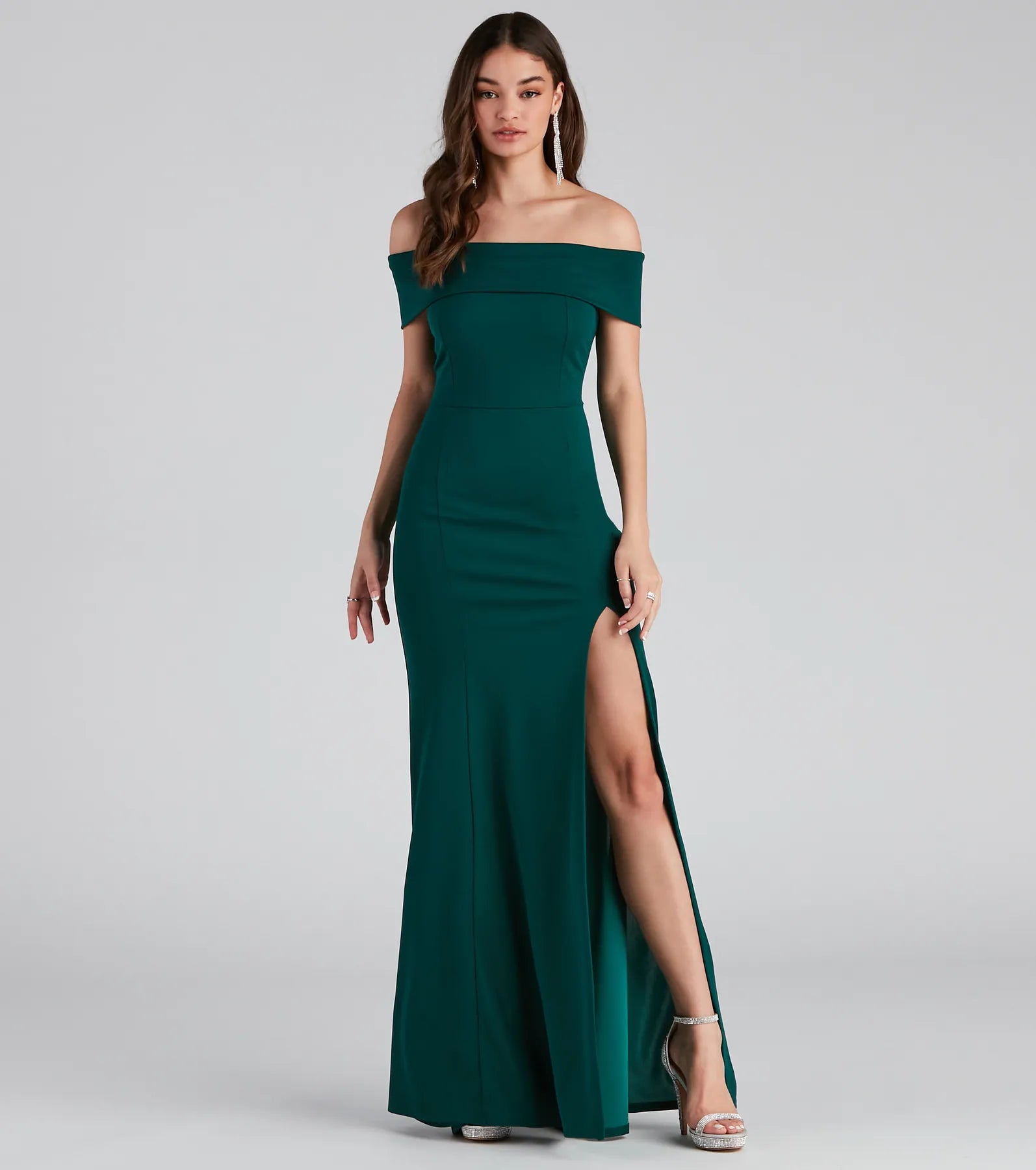 Ball Gown Women Dress with a Full Skirt for a Princess - like LookLayci Formal High Slit Dress