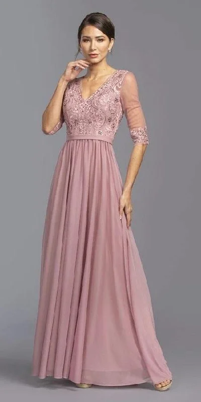 Empire Waist Women Dress to Accentuate the Bust and Conceal the WaistLong Mother of the Bride Formal Dress