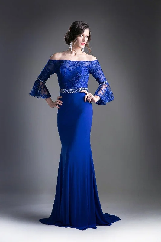 Ruffled Women Dress with Multiple Layers for a Playful and Girly StyleCinderella Divine CD71241 Prom Long Formal Dress