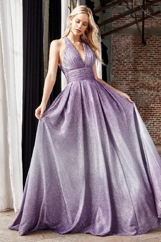 Pleated Women Dress with a Timeless and Elegant TextureCinderella Divine CW222 Prom Long Sexy Dress