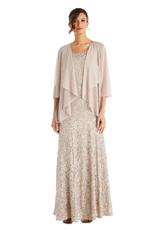 Off - the - Shoulder Women Dress for a Romantic and Feminine LookR&M Richards 2382 Mother Of The Bride Long Dress Sale