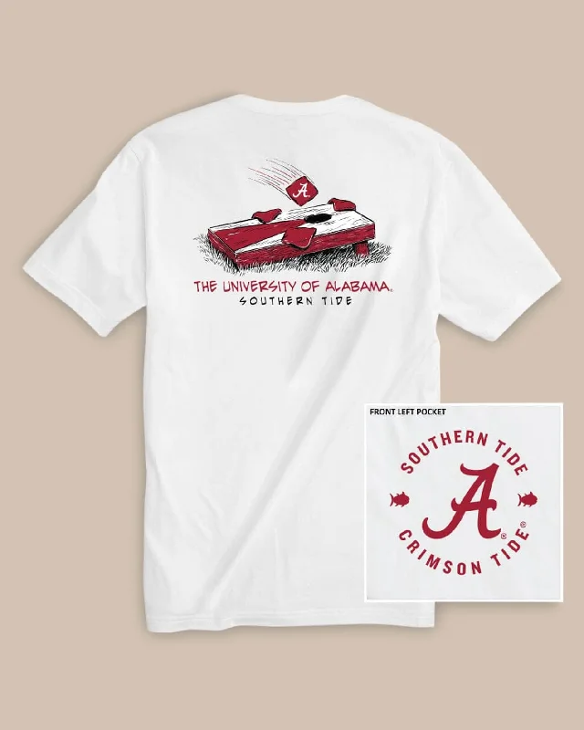 Pocketed Women T Shirt for Added FunctionalityAlabama Crimson Tide Cornhole T-Shirt