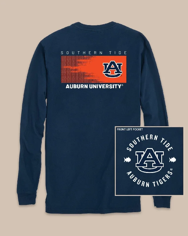 Sheer Women T Shirt for a Stylish and Alluring LookAuburn Tigers Gameday Hexagon Gradient T-Shirt