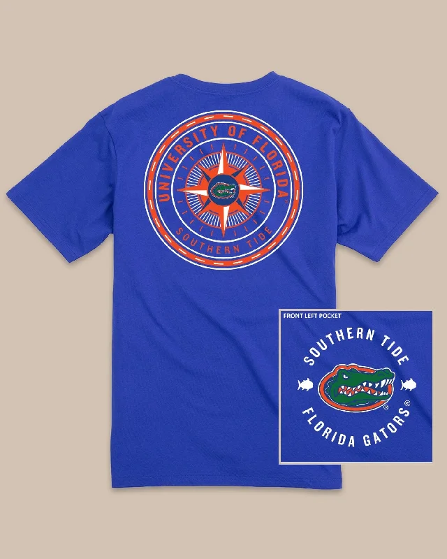 Ringer T Shirt Women with Retro - Inspired StripesFlorida Gators Gameday Collegiate Compass T-Shirt