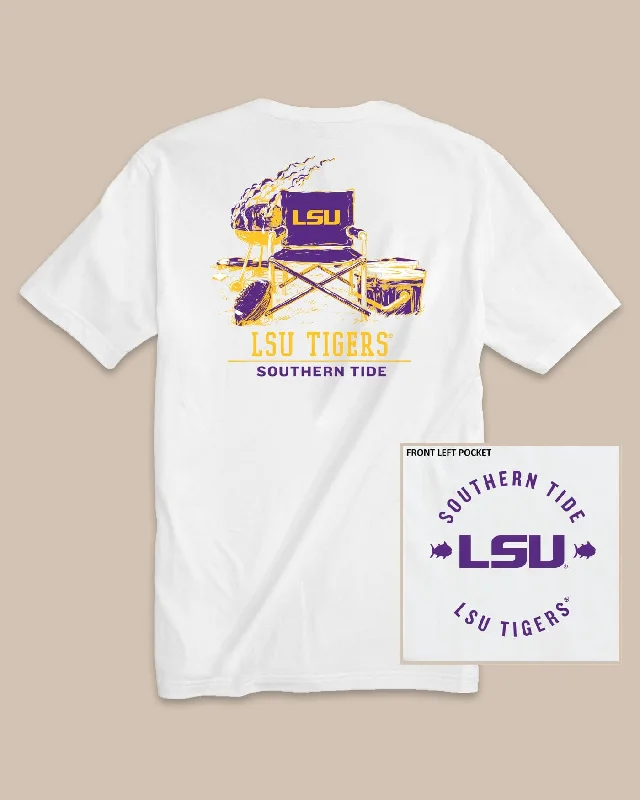 Organic Cotton Women T Shirt for Eco - Conscious WearersLSU Tigers Gameday BBQ Tailgate T-Shirt