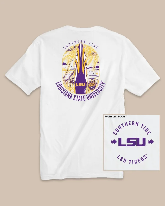 Pocketed Women T Shirt for Added FunctionalityLSU Tigers Gameday Locals Only T-Shirt