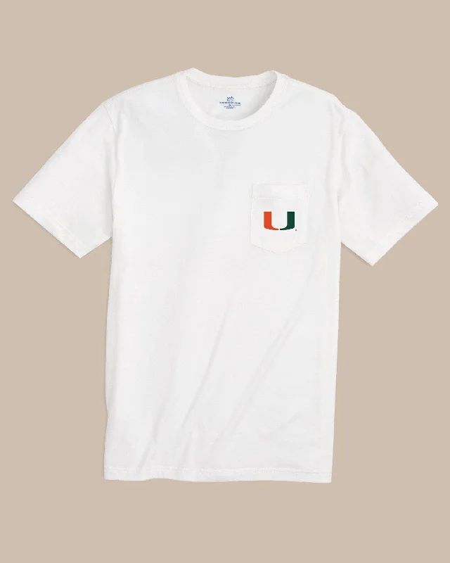 Sequined Women T Shirt for a Sparkly Night OutMiami Hurricanes Gameday Embroidered Short Sleeve T-Shirt