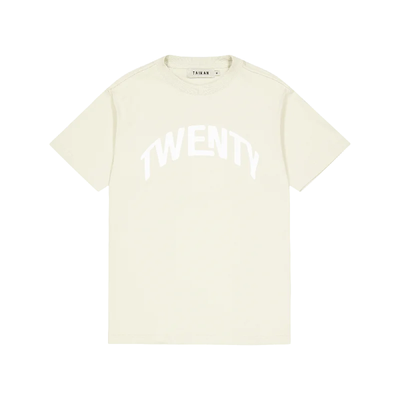 Pocketed Women T Shirt for Added FunctionalityTaikan X Cali Xx Heavyweight S Cream