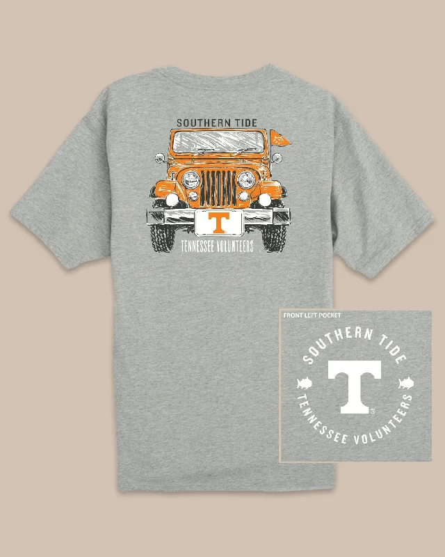 Sheer Women T Shirt for a Stylish and Alluring LookTennessee Vols Heather Front Plate T-Shirt