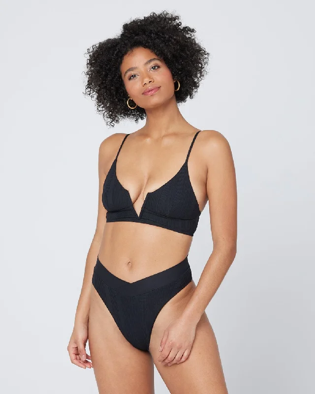 High - waisted bikini for a retro and tummy - flattering lookSiren Bikini Top